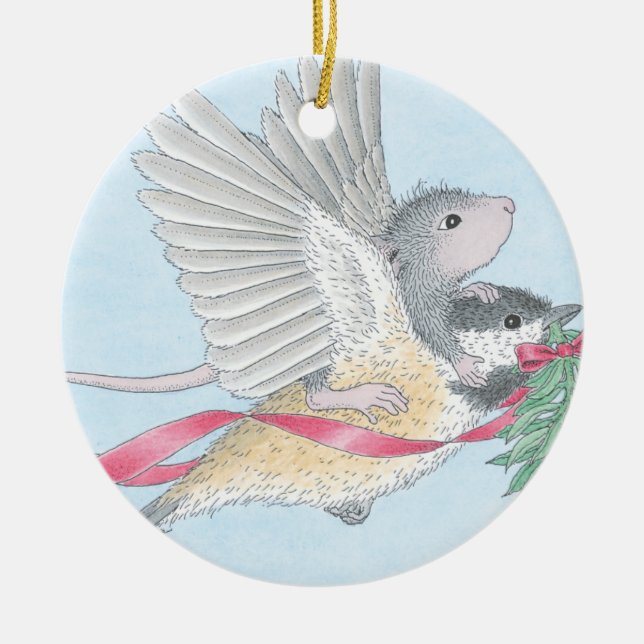 De Cerâmica Casa-Rato Designs® - ornamento (Frente)
