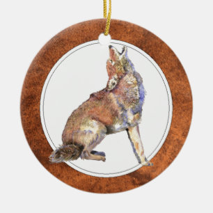 De Cerâmica Chacal do urro, animal, ornamento dos animais