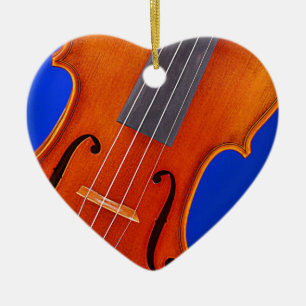 De Cerâmica Coração do violino ou do ornamento da viola