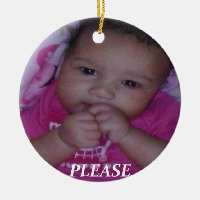 De Cerâmica Criar seu próprio ornamento cerâmico personalizado (Frente)