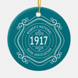 De Cerâmica Crista do aniversário da cerceta do ornamento do