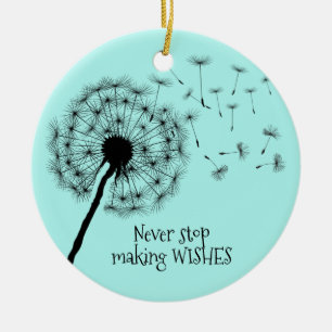 De Cerâmica Dandelion Deseja Ornamento Cerâmico Design