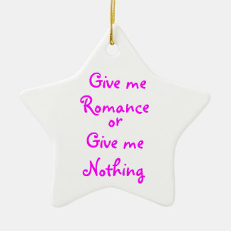 De Cerâmica Dê-me o ornamento do Romance-Star
