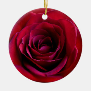 De Cerâmica Decorações cor-de-rosa personalizadas ornamento