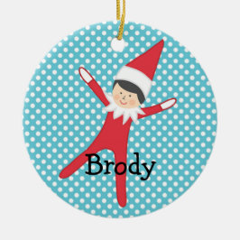 De Cerâmica Duende no ornamento personalizado