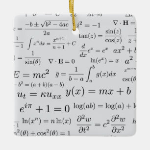 De Cerâmica Equações do ornamento da matemática e da ciênc