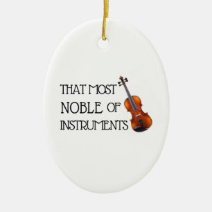De Cerâmica Esse o mais nobre dos instrumentos - ornamento da