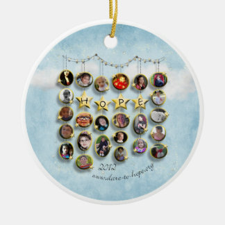 De Cerâmica Estrela 2012 do ornamento da esperança