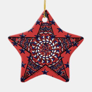 De Cerâmica Estrela do ornamento da independência