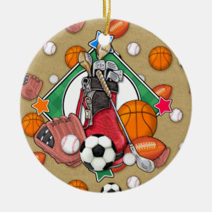 De Cerâmica Etiqueta desportiva / Ornamento - SRF