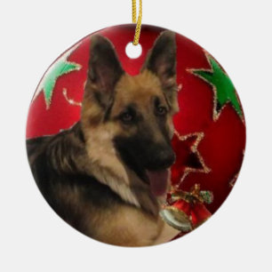 De Cerâmica Eu amo meu ornamento do pastor