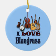 EU AMO O ORNAMENTO DO BLUEGRASS