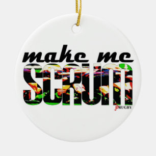De Cerâmica Faça-me o scrum - ornamento
