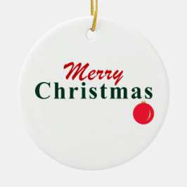 De Cerâmica Feliz Natal Colorido e Ornamento Vermelho Prendend