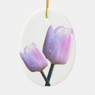 De Cerâmica Flor da tulipa na memória do ornamento