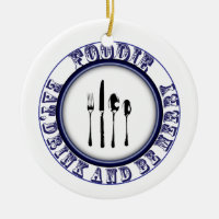 Foodie, come, bebida e seja ornamento alegre