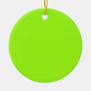 De Cerâmica Fundo Verde Chartreuse em um Ornamento