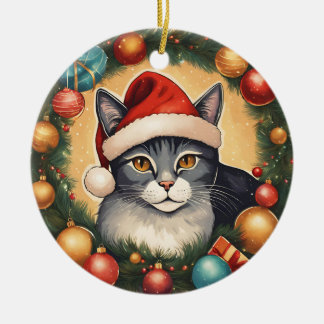 De Cerâmica Gato no Ornamento da Terra