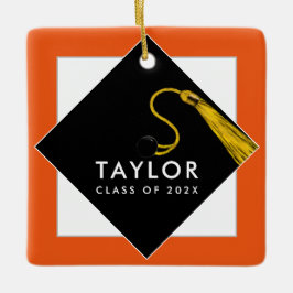 De Cerâmica Graduação Personalizada Ornamento Metálico Gift 20