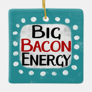 De Cerâmica Grande Ornamento Energético Bacon
