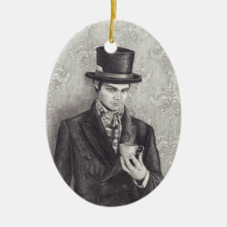 De Cerâmica Hatter louco - ornamento