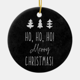 De Cerâmica Ho, Ho, Ho! Natal! Ornamento cerâmico