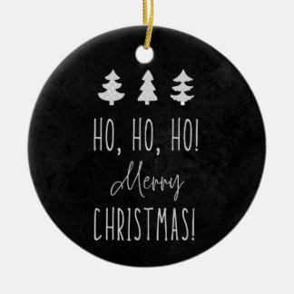 De Cerâmica Ho, Ho, Ho! Natal! Ornamento cerâmico