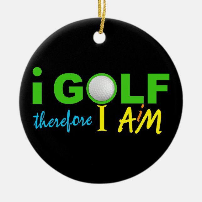 De Cerâmica I Ornamento GOLF - dupla face (Frente)