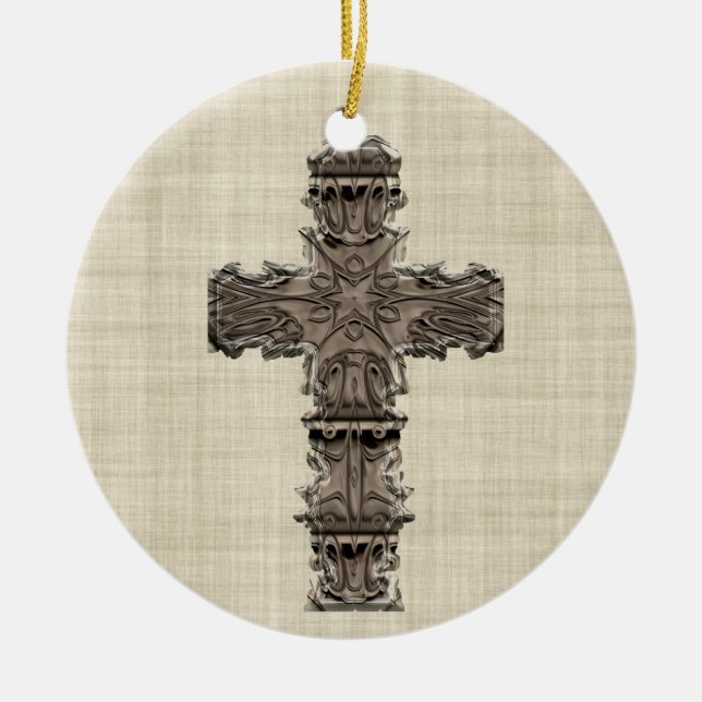 De Cerâmica "Jesus é a razão para ornamento da estação" (Frente)