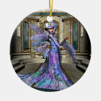 De Cerâmica KRW A Fada Madrinha Fantasia 2 Ornamento Lado