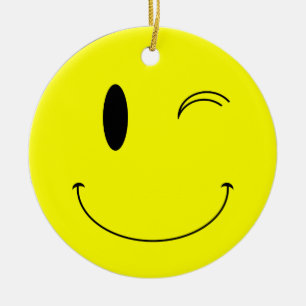 De Cerâmica KRW Sorriso Vento Face Ornamento Duplo