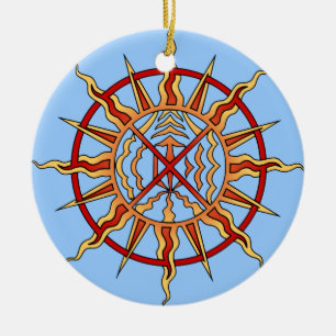De Cerâmica Lembranças das nações do ornamento nativo da ar
