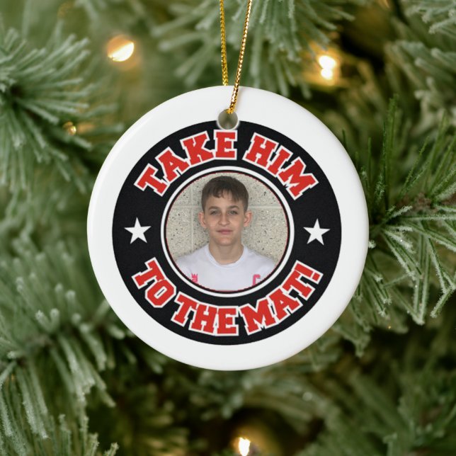 De Cerâmica Luta Fotográfica Leva-O Ao Ornamento Do Matriz (Árvore)