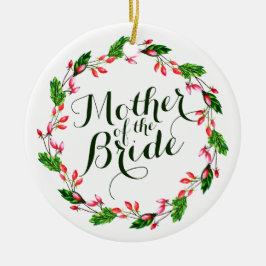 De Cerâmica Mãe do ornamento elegante do casamento | da noiva