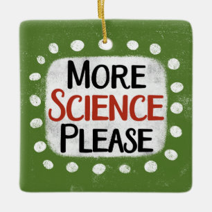 De Cerâmica Mais Ciência Por Favor Ornamento