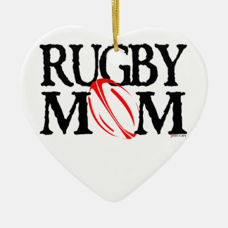 De Cerâmica Mamã do rugby - ornamento
