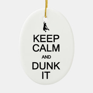 De Cerâmica Manter o ornamento Calm & Dunk It, personalizar