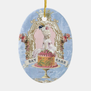 De Cerâmica Marie Antoinette-Come o ornamento do bolo…
