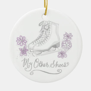 De Cerâmica Meu outro ornamento do patinagem artística dos