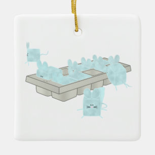 De Cerâmica Micecubes - ornamento