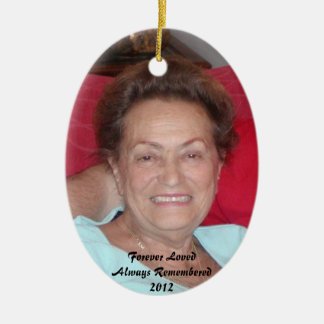 De Cerâmica No ornamento da memória - Oval