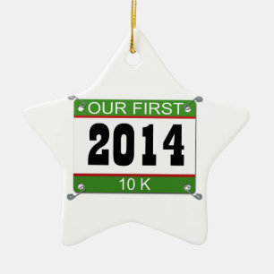 De Cerâmica Nosso primeiro 10K ornamento - 2014