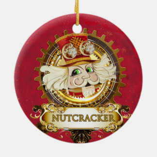 De Cerâmica Nutcracker revendeu ornamento cerâmico redondo