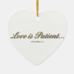 De Cerâmica O amor é paciente, amor é ornamento amável