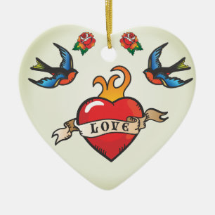 De Cerâmica O casamento do tatuagem favorece o ornamento