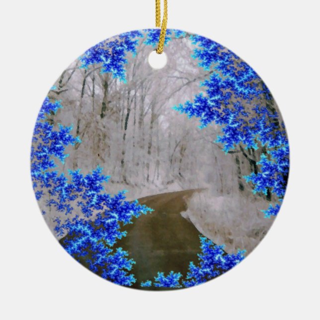 De Cerâmica O ornamento da casa da estrada (Frente)