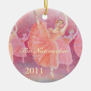 De Cerâmica O ornamento do balé do Nutcracker - comemorativo