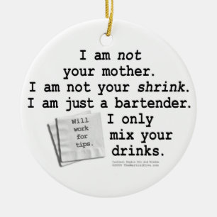De Cerâmica O ornamento do barman