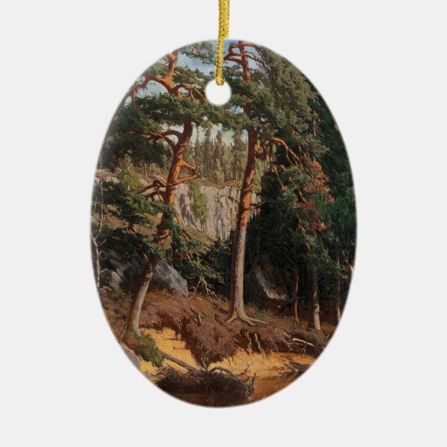De Cerâmica O ornamento "Na Floresta" (Frente)