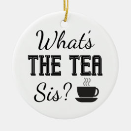 De Cerâmica O que é o Tea Sis? Ornamento cerâmico